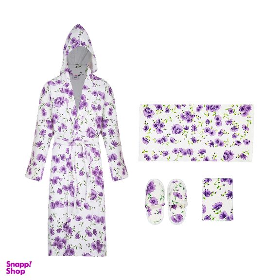 سرویس حوله پالتویی نارسیس مدل سارا سایز 115 سانتی متر