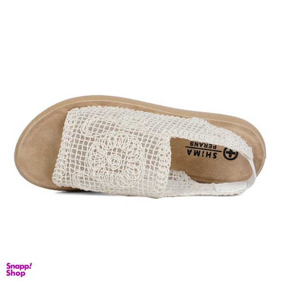 صندل زنانه شیما مدل توران رنگ سفید