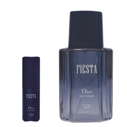 ادو پرفیوم مردانه فیستا مدل Dior Sauvage حجم 100 میلی لیتر به همراه عطر جیبی مردانه فیستا مدل Dior Sauvage حجم 15 میلی لیتر