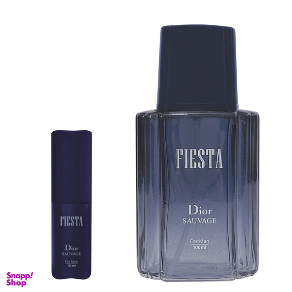 ادو پرفیوم مردانه فیستا مدل Dior Sauvage حجم 100 میلی لیتر به همراه عطر جیبی مردانه فیستا مدل Dior Sauvage حجم 15 میلی لیتر