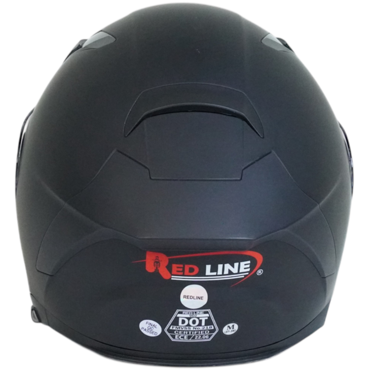 کلاه کاسکت فک متحرک رد لاین کد 960 رنگ مشکی مات به همراه کاور