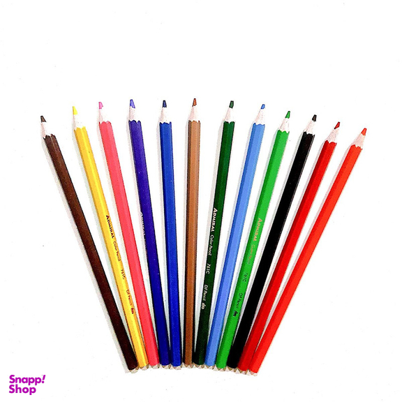 مداد رنگی 12 رنگ آدمیرال مدل MDF