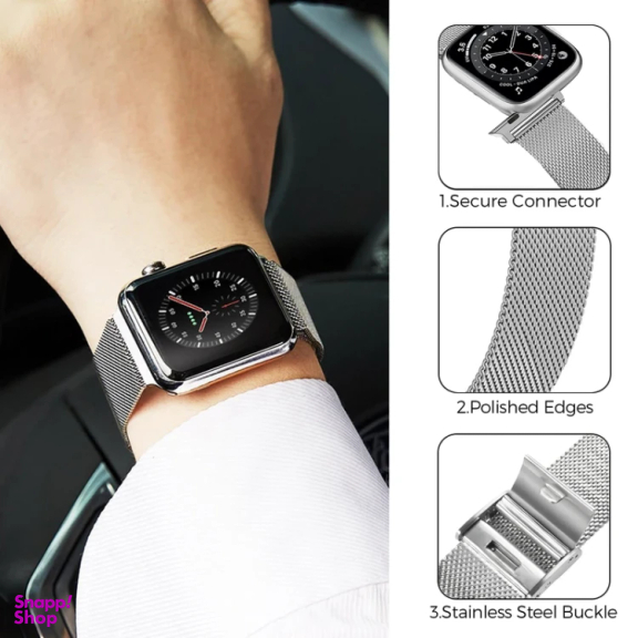 بند ساعت هوشمند آهااستایل مدل WG42-2 مناسب اپل واچ 42/44/45 میلی متر