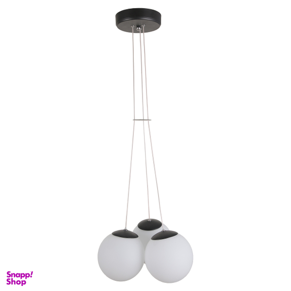 لوستر آویز سه شعله چشمه نور کد AB1224/3-WT