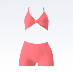 ست نیم تنه و لگینگ ورزشی زنانه مدل M5145