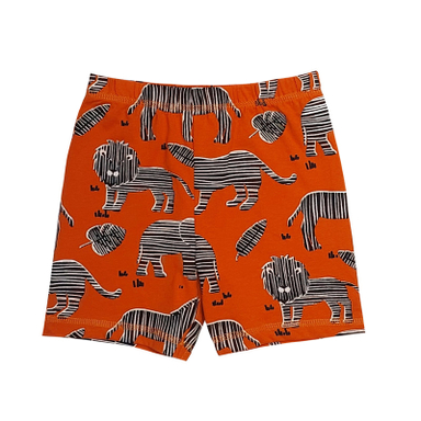 شلوارک راحتی پسرانه تی یو مدل 6368 رنگ نارنجی