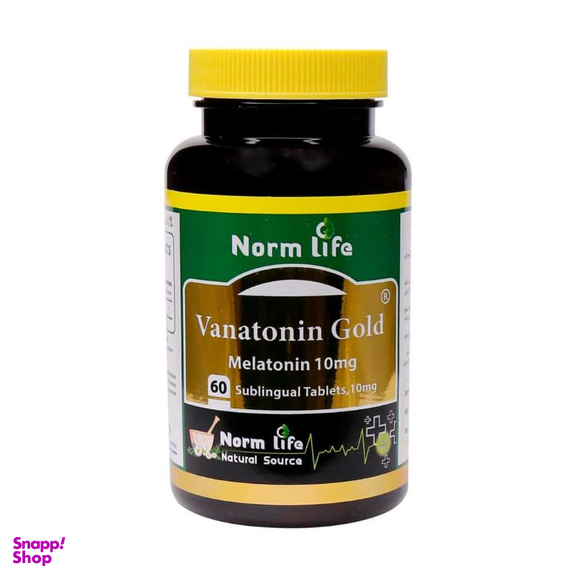 قرص ملاتونین 10 میلی گرم نورم لایف بسته 60 عددی