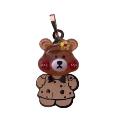 پلاک طلا 18 عیار بچه گانه اپال گلد مدل عروسکی خرسی کد sh0395