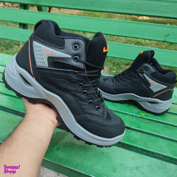 نیم بوت مردانه lowa کد LW1003 رنگ مشکی