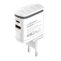 شارژر دیواری 25 وات سیبراتون مدل SW2225i PD به همراه کابل لایتنینگ