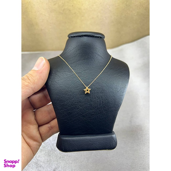 گردنبند طلا 18 عیار زنانه ستاره ظریف کد 55535