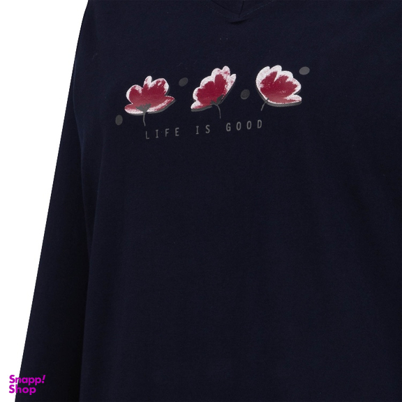 ست بلوز و شلوار راحتی زنانه کد 1049 رنگ سرمه ای