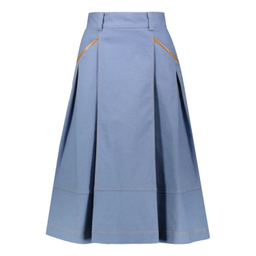 دامن زنانه گره استایل مدل آپاچی رنگ آبی