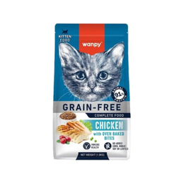 غذای خشک گربه کیتن ونپی مدل گرین فری طعم مرغ وزن 1.5 کیلوگرم