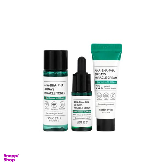 ست لایه بردار سام بای می مدل AHA BHA PHA 30 Days Miracle مجموعه 3 عددی