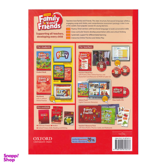 کتاب Family And Friends 2 Second Edition اثر Naomi Simmons انتشارات سپاهان