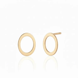 گوشواره طلا 18 عیار زنانه گالری سپینود مدل دایره