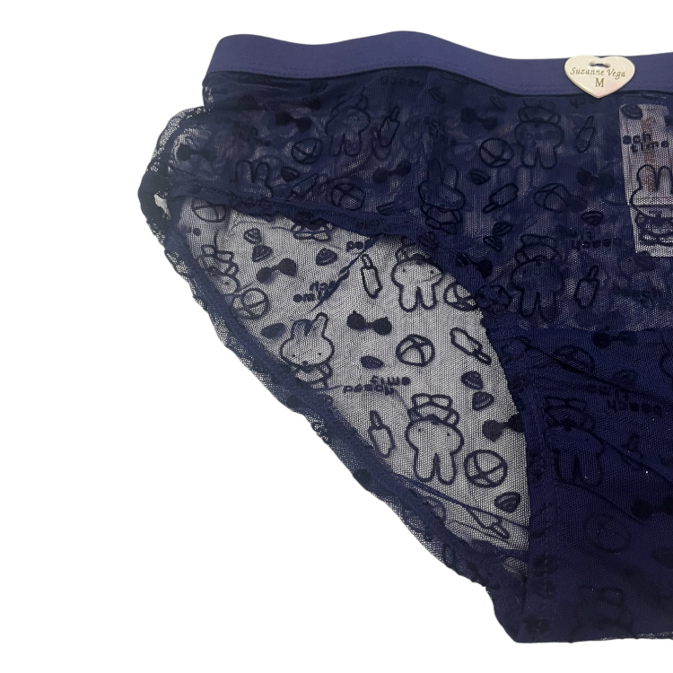 ست شورت و سوتین زنانه سوزان وگا کد NM-SV-01 رنگ سرمه‌ ای