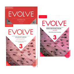 کتاب Evolve 3 و Video Resource Book Evolve 3 اثر Leslie Anne Hendra و Mark Ibboston و Kathryn O'Dell انتشارات دانشگاه کمبریج مجموعه 3 جلدی