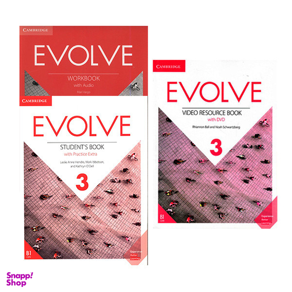 کتاب Evolve 3 و Video Resource Book Evolve 3 اثر Leslie Anne Hendra و Mark Ibboston و Kathryn O'Dell انتشارات دانشگاه کمبریج مجموعه 3 جلدی