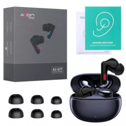 سمعک شارژی آکسون مدل ایرپادی کد A3-G1T رنگ سفید