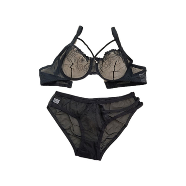 ست لباس زیر زنانه کد 066 رنگ مشکی