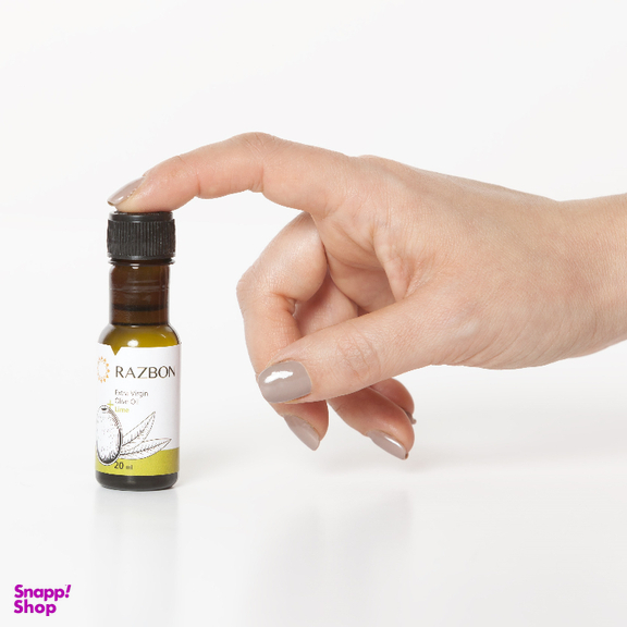 روغن زیتون فرابکر رزبن با طعم لیمو‌ترش حجم 20 میلی لیتر