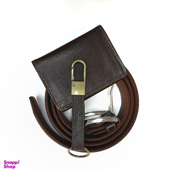 ست هدیه مردانه مدل SH-006 رنگ قهوه ای