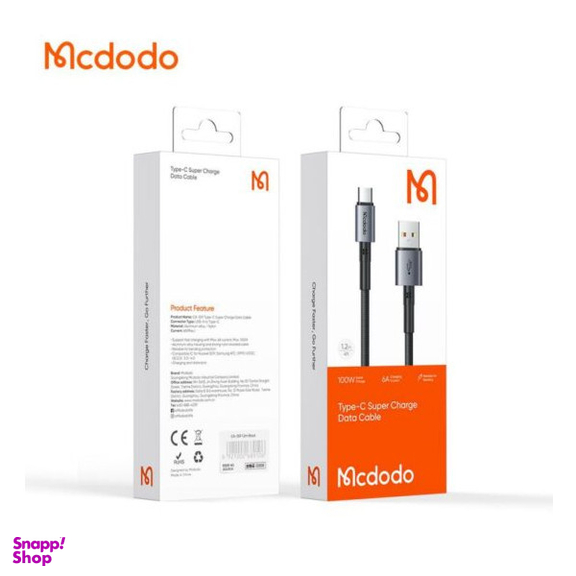 کابل USB به USB-C مک دودو مدل CA-3590 طول 1.2 متر