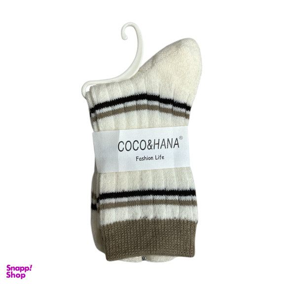 جوراب ساقدار زنانه کوکو اند هانا مدل زمستانی کد Coco-32 طرح راه راه