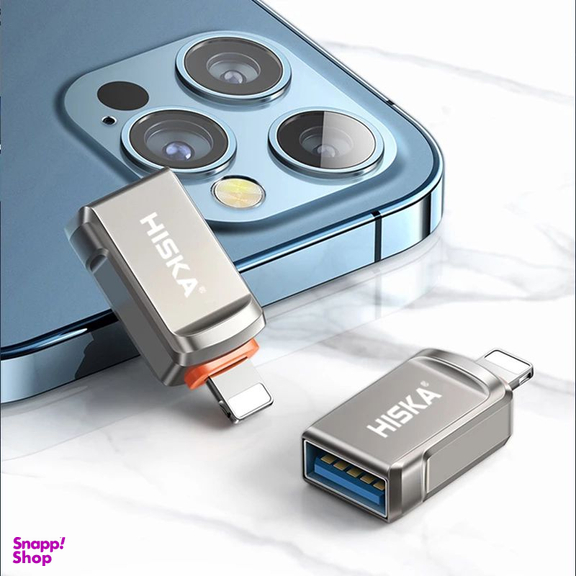 مبدل USB 3.0 OTG به لایتنینگ هیسکا مدل H1