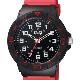 ساعت عقربه ای مردانه کیو اند کیو کد VR18J013Y رنگ قرمز