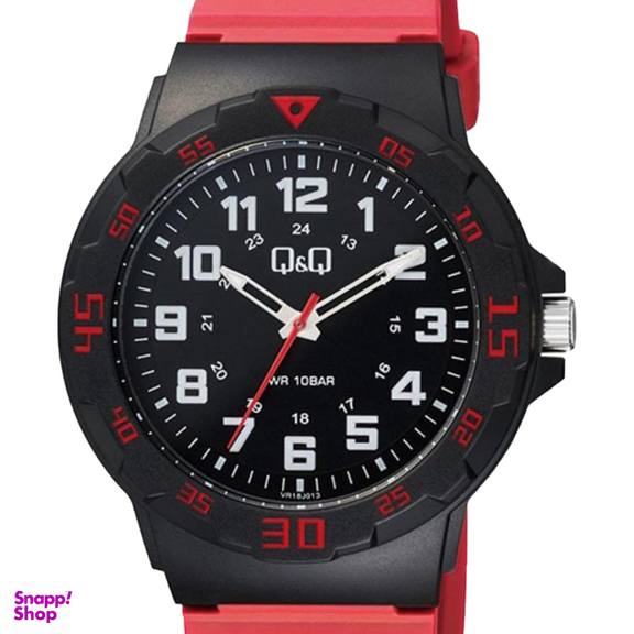ساعت عقربه ای مردانه کیو اند کیو کد VR18J013Y رنگ قرمز