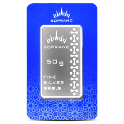 شمش نقره عیار 999.9 سوپرانو کد 100