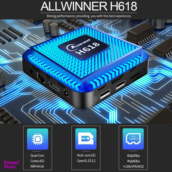 اندروید باکس مدل T95 MAX H618 4/32GB
