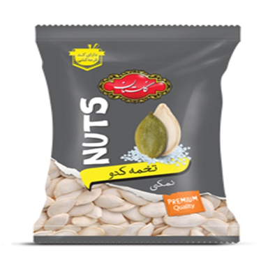 تخمه کدو نمکی گلستان وزن 50 گرم