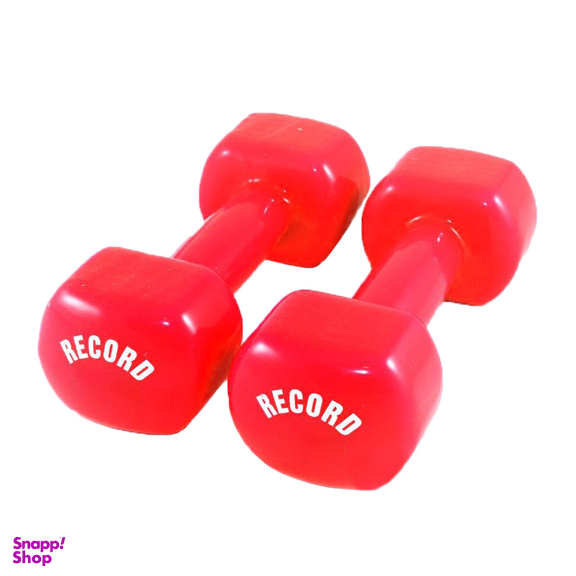 دمبل رکورد مدل 219 وزن 4 کیلوگرمی بسته 2 عددی