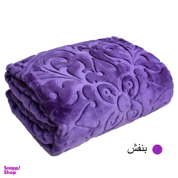 پتو تک‌ نفره گلبافت مارال شاپ مدل سوپر برجسته کد 1001