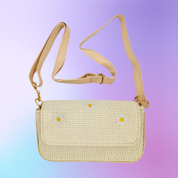 کیف رودوشی زنانه مدل کنفی بابونه کد 2003