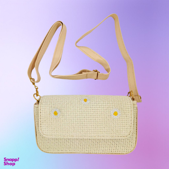 کیف رودوشی زنانه مدل کنفی بابونه کد 2003