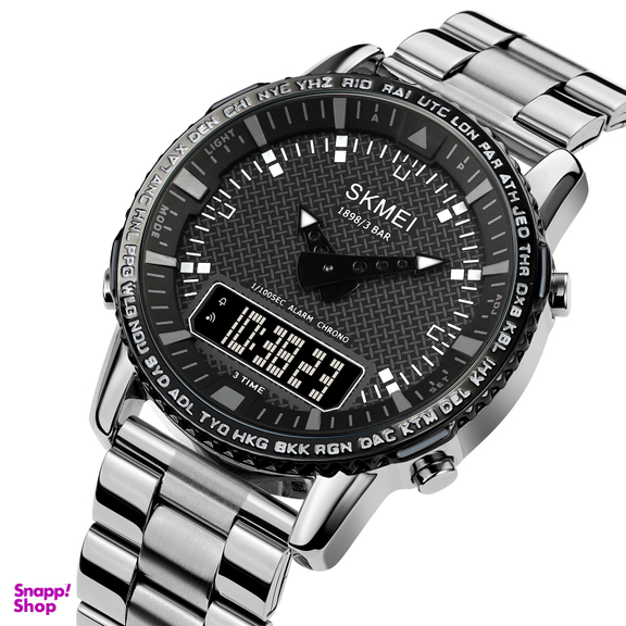 ساعت مچی عقربه ای مردانه اسکمی 1898 رنگ نقره ای