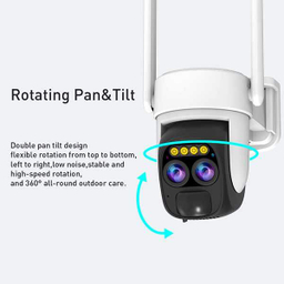 دوربین مداربسته بی سیم تحت شبکه طرح پنل خورشیدی مدل 132
