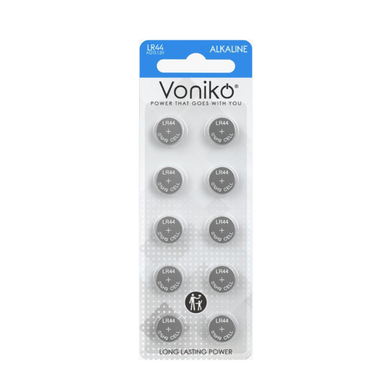 باتریی سکه ای ونیکو مدل LR44 بسته 10 عددی