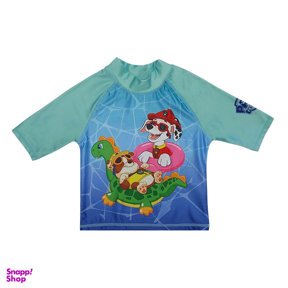 مایو پسرانه پاو پاترول مدل 6418 رنگ آبی