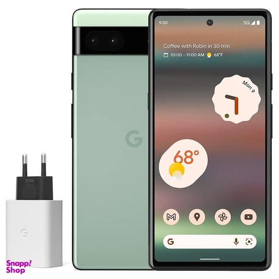 گوشی موبایل گوگل مدل Pixel 6a تک سیم کارت ظرفیت 128 گیگابایت و رم 6 گیگابایت به همراه شارژر