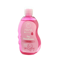 شامپو کودک مانا مدل ویتامینه و عصاره اسطوخودوس و عصاره آلوئه ورا حجم 200 میلی لیتر بسته 3 عددی