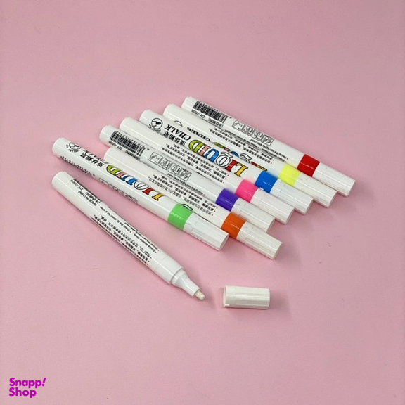 ماژیک گچی مایع Liquid Chalk کد 8 بسته ۸ عددی