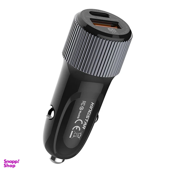 شارژر فندکی 38 وات کینگ استار مدل KC135C PD به همراه کابل USB-C