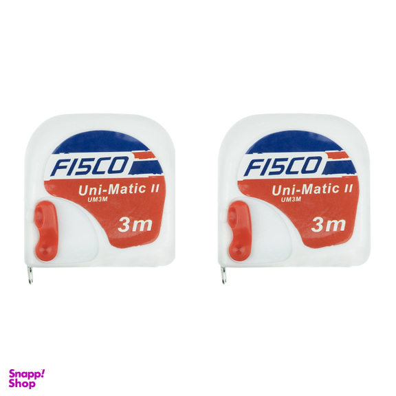 متر 3 متری فیسکو مدل uni-matic2 بسته 2 عددی