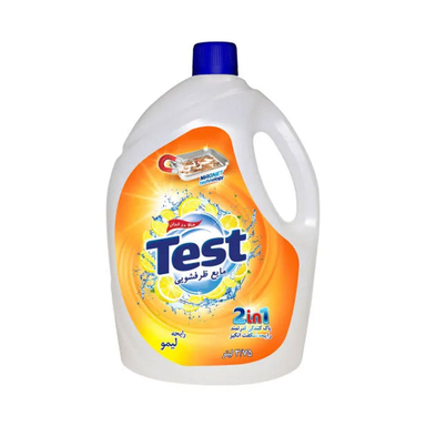 مایع ظرفشویی تست مدل Lemon حجم 3750 میلی لیتر